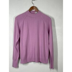 VTG Designer Studio Luxelon Sweater M Lavender Soft Girl Coquette Preppy